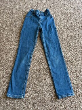 Cat & Jack Girls Blue Straight-Leg Jeans